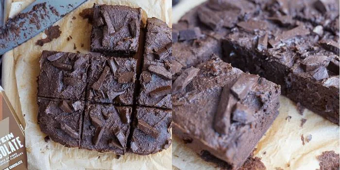 Gesunde Brownies | Proteinreiche Black Bean Brownies
