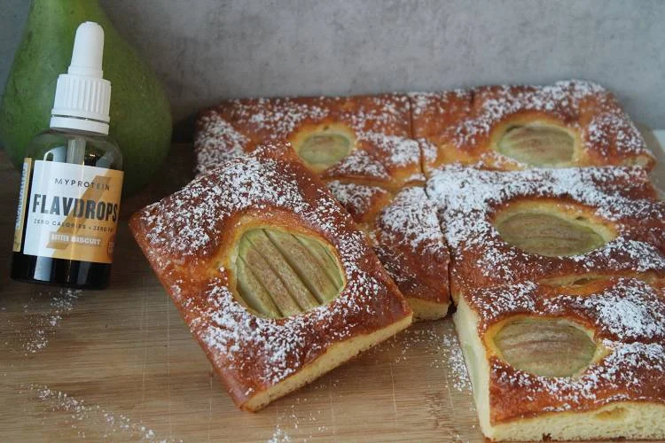 Herbstlicher Birnenkuchen vom Blech
