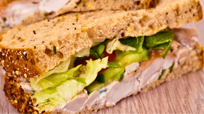 Hähnchensalat Sandwich Rezept