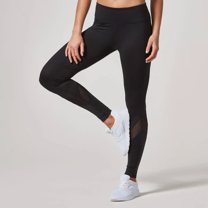 Heartbeat lange Maschen-Leggings