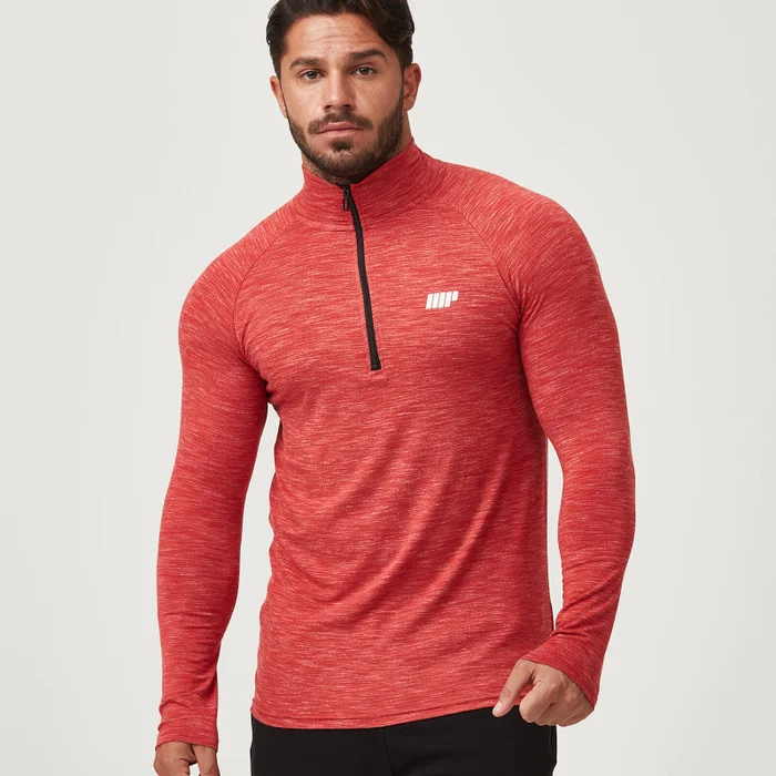 Performance Langarm ¼ Zip-Top