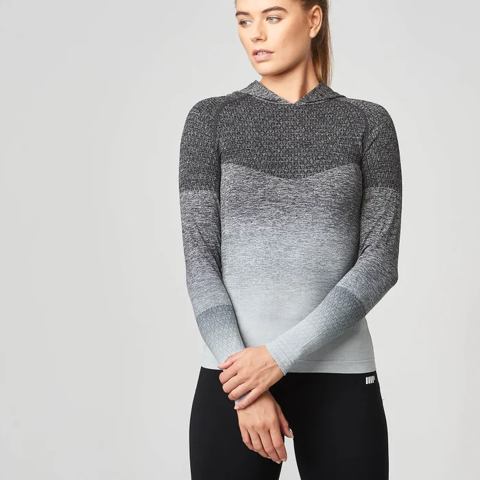 Ombre Nahtloser Hoodie