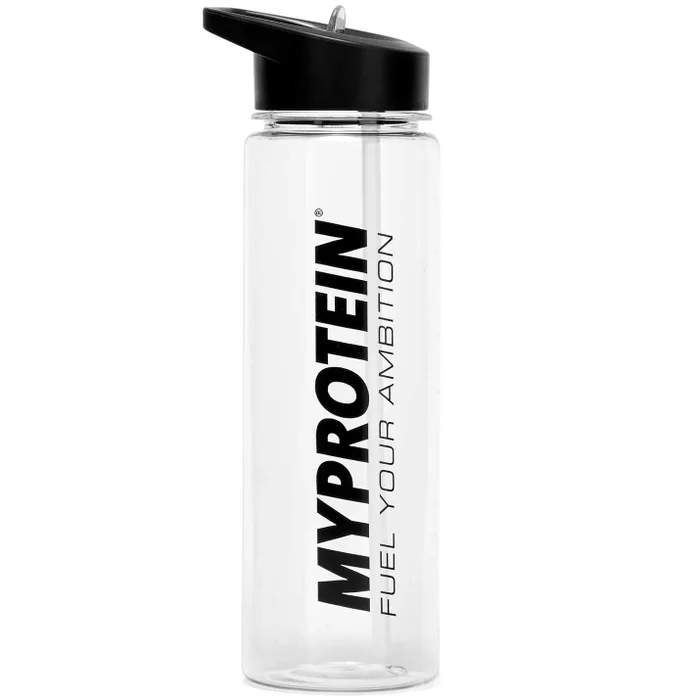 Straw Water Bottle - Schwarz