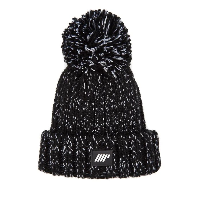 Pudelmütze (Schwarz)