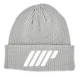 Strick-Beanie (Grau)