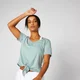 Twist Kurzarm T-Shirt - Meerschaum
