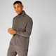 Pace Woven ½ Zip Jacke - Driftwood