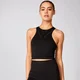 Shape Seamless Crop Weste-Schwarz