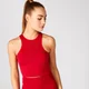 Shape Seamless Crop Weste - Rot