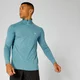 Langärmliges Performance-Shirt mit ¼-Reißverschluss