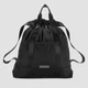 High-Shine-Tragetasche für Damen – Schwarz