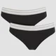 MP Damen Tanga - Schwarz (2er-Pack)