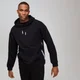 Hoodie mit Logo-Tape – Schwarz