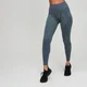 MP Animal Zebra nahtlose Damen Leggings - Schiefergrau/Stargazer