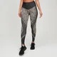 MP Animal Zebra nahtlose Damen Leggings - Schwarz/Praline