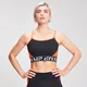 MP Damen Colour Block Branded Crop Top - Schwarz