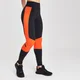 MP Damen Colour Block Branded Sports Leggings - Schwarz