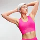 MP Power Damen Longline Sport-BH - Super Pink