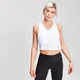 MP Ribbed V Cropped Vest - Weiß