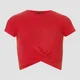 MP Women's Power Short Sleeve Crop Top - Danger