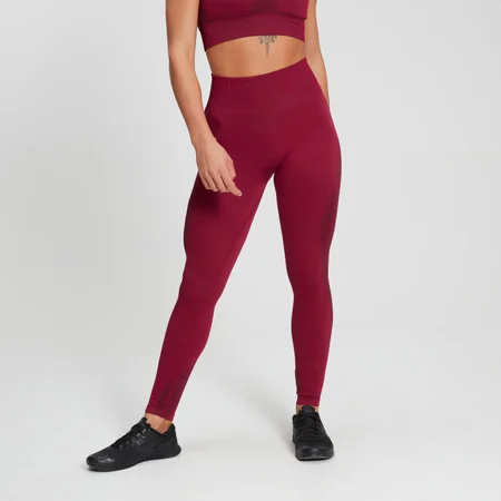 MP Women's Training Geriffelte Nahtlose Leggings - Violett