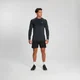MP Men's Essential Nahtloses Langarm T-Shirt - Carbon Mergel