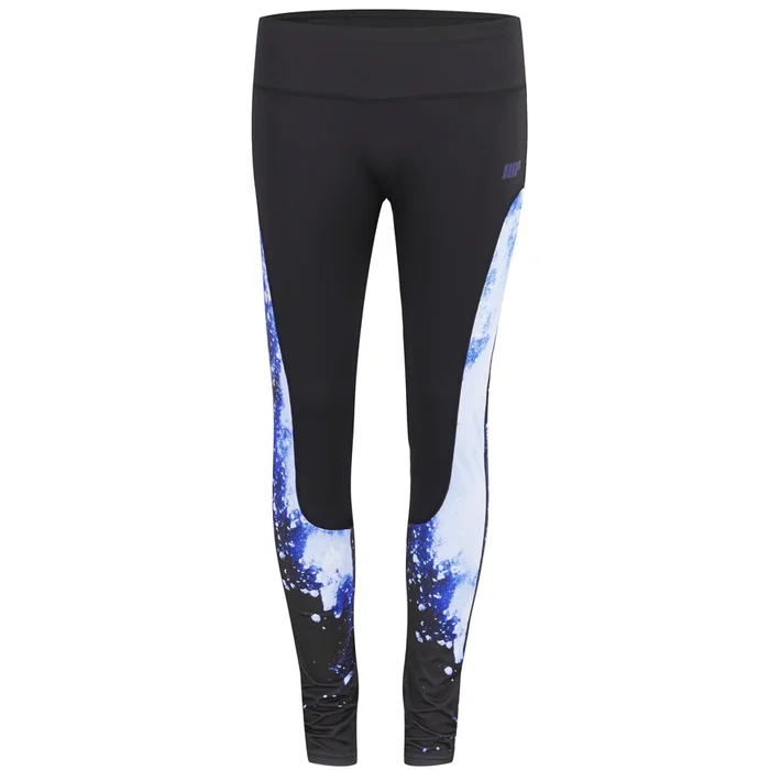 Myprotein Damen Printed Panel Leggings - Blau