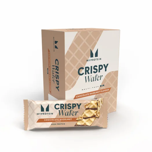 Protein Waffel - 10Riegeln - Schokolade Haselnuss