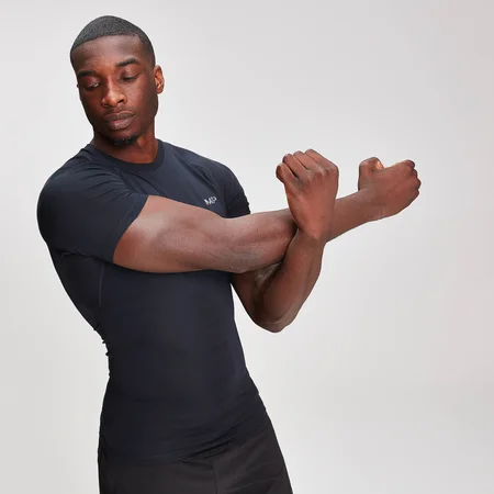 MP Herren Base Layer Kurzarm T-Shirt - Schwarz