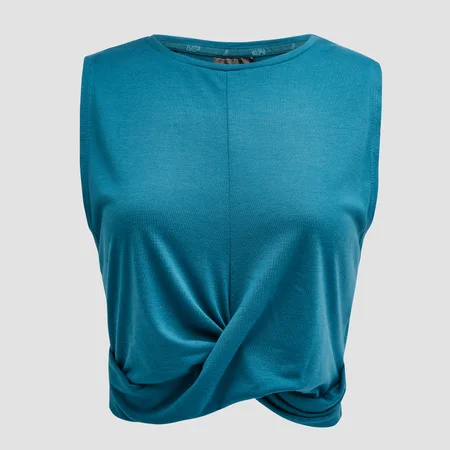 Myprotein Power Women's Twist Front Crop Top - Deep Lake