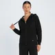 MP Damen Essentials Zip Through Hoodie - Schwarz
