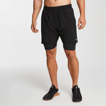 MP Herren 2-in-1 Training Shorts - Schwarz