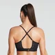 MP Damen Power Ultra Strappy Sport-BH — Schwarz