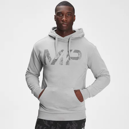 MP Herren Adapt Tonal Camo Hoodie – Hellgrau