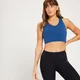 MP Damen Power Longline Sport-BH – Dunkelblau