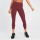 MP Power 3/4-Leggings für Damen – Weinrot
