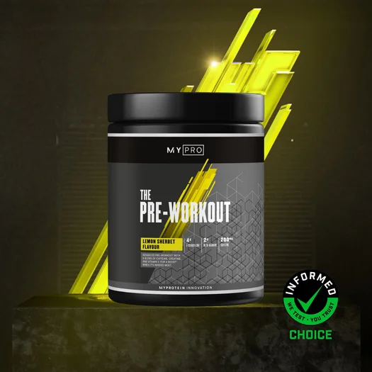 Myprotein THE Pre Workout - 30Portionen - Zitronensorbet