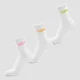 MP Men's Neon MP Logo Crew Socks (3 Pack) Orange/Lime/Rose