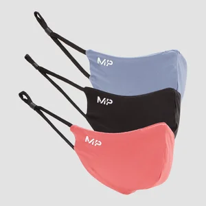 MP Mund-Nasenschutz (3er-Pack) – Schwarz/Berry Pink/Galaxy - Colour Black/Berry Pink/Galaxy