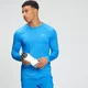 MP Herren Tempo Graphic Langarm-Shirt – Intensives Blau