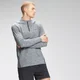 MP Herren Velocity 1/4 Reißverschluss Top — Charcoal Marl