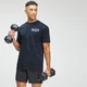 MP Herren Adapt Batik-T-Shirt in Übergröße — Petrolblau/Schwarz