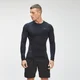 MP Herren Tempo Seamless Langarm-Top – Schwarz