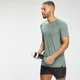 MP Herren Composure Kurzarm-T-Shirt — Blassgrün