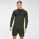 MP Herren Essential Seamless Langarmshirt — Vine Leaf Marl