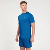 MP Herren Grafik Running Kurzarm-T-Shirt — True Blue