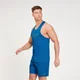 MP Herren Grafik-Lauftank-Top — True Blue