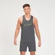 MP Herren Grafik-Lauftank-Top — Carbon