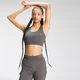 MP Damen Tempo Cross Back Repreve® Sport-BH - Carbon