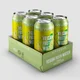 Veganes Protein-Wasser mit Sprudel